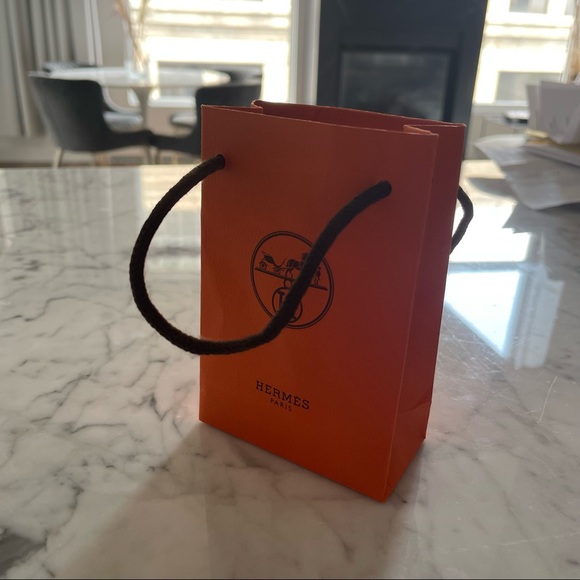 Authentic Small Hermes Gift Bag - Picture 6 of 7